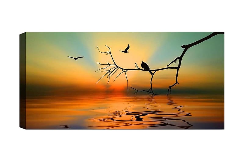 Canvastavla YTY Landscape & Nature Flerfärgad - 120x50 cm - Inredning - Tavlor & konst - Canvastavlor