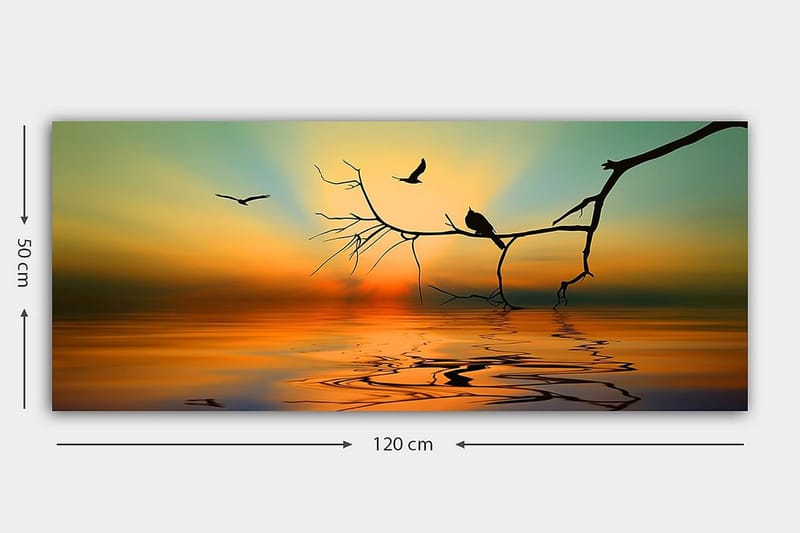 Canvastavla YTY Landscape & Nature Flerfärgad - 120x50 cm - Inredning - Tavlor & konst - Canvastavlor