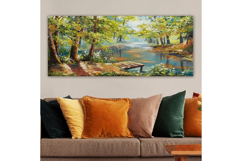 Canvastavla YTY Landscape & Nature Flerfärgad - 120x50 cm - Canvastavlor