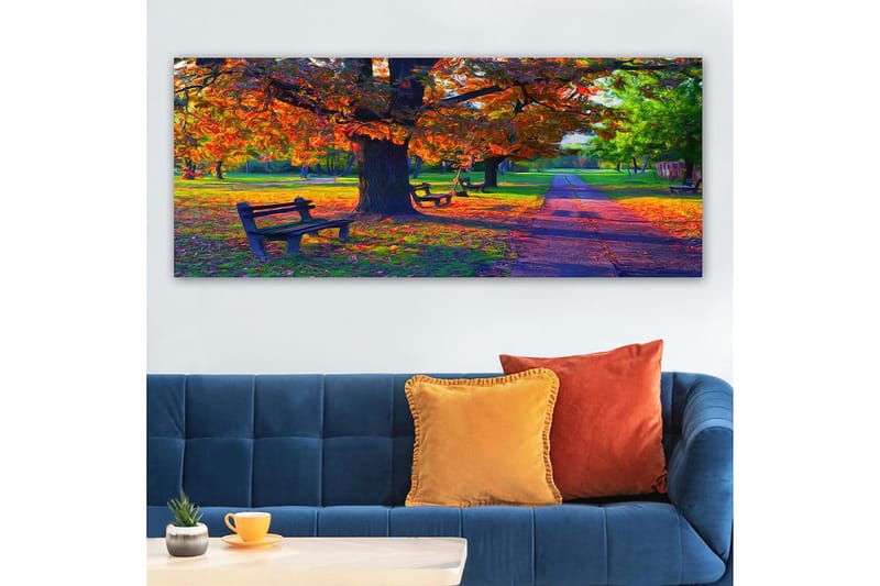 Canvastavla YTY Landscape & Nature Flerfärgad - 120x50 cm - Inredning - Tavlor & konst - Canvastavlor