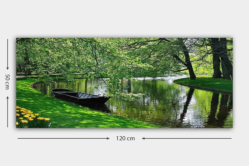 Canvastavla YTY Landscape & Nature Flerfärgad - 120x50 cm - Inredning - Tavlor & konst - Canvastavlor
