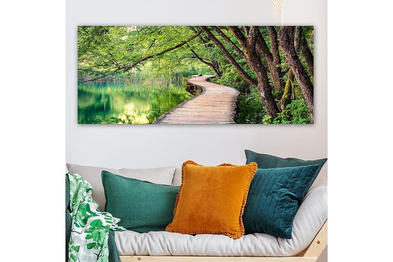 Canvastavla YTY Landscape & Nature Flerfärgad - 120x50 cm - Inredning - Tavlor & konst - Canvastavlor