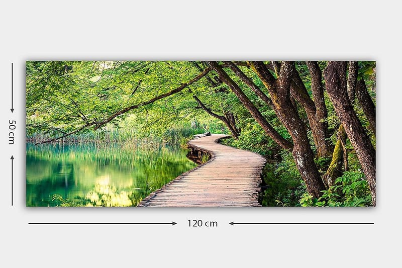 Canvastavla YTY Landscape & Nature Flerfärgad - 120x50 cm - Inredning - Tavlor & konst - Canvastavlor