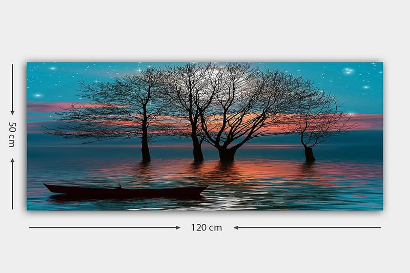 Canvastavla YTY Landscape & Nature Flerfärgad - 120x50 cm - Inredning - Tavlor & konst - Canvastavlor