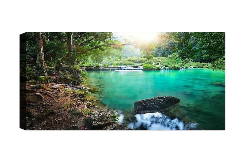 Canvastavla YTY Landscape & Nature Flerfärgad - 120x50 cm - Inredning - Tavlor & konst - Canvastavlor