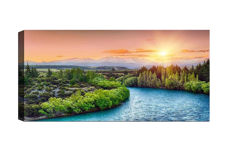 Canvastavla YTY Landscape & Nature Flerfärgad - 120x50 cm - Inredning - Tavlor & konst - Canvastavlor
