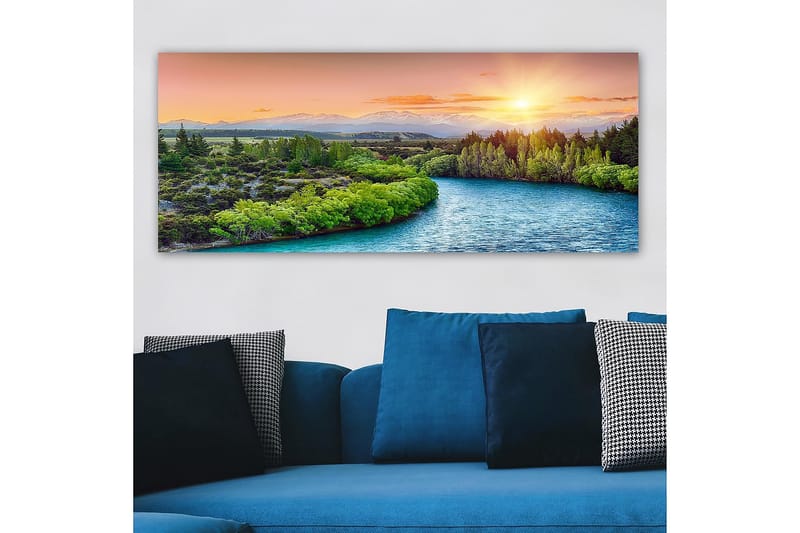Canvastavla YTY Landscape & Nature Flerfärgad - 120x50 cm - Inredning - Tavlor & konst - Canvastavlor
