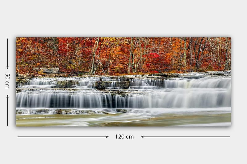 Canvastavla YTY Landscape & Nature Flerfärgad - 120x50 cm - Inredning - Tavlor & konst - Canvastavlor