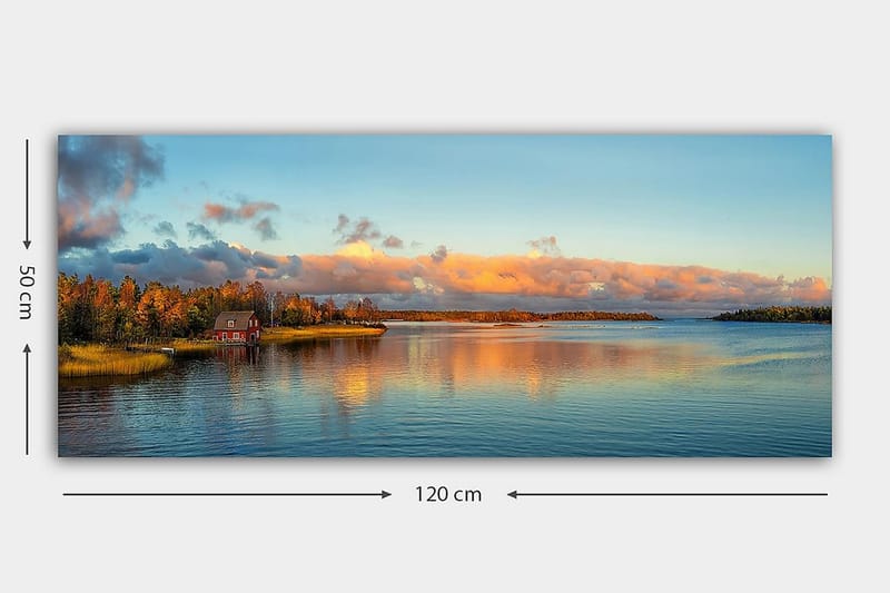 Canvastavla YTY Landscape & Nature Flerfärgad - 120x50 cm - Inredning - Tavlor & konst - Canvastavlor