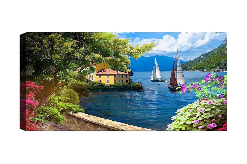Canvastavla YTY Landscape & Nature Flerfärgad - 120x50 cm - Inredning - Tavlor & konst - Canvastavlor