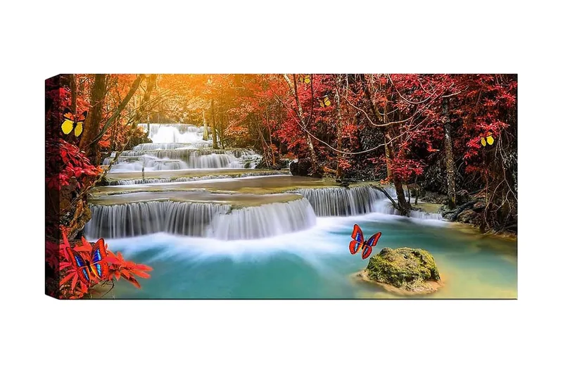 Canvastavla YTY Landscape & Nature Flerfärgad, 120x50 cm