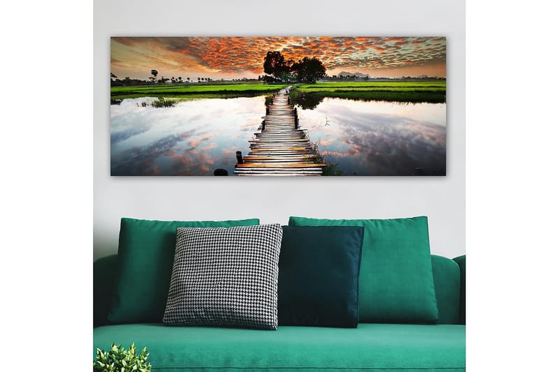 Canvastavla YTY Landscape & Nature Flerfärgad - 120x50 cm - Inredning - Tavlor & konst - Canvastavlor