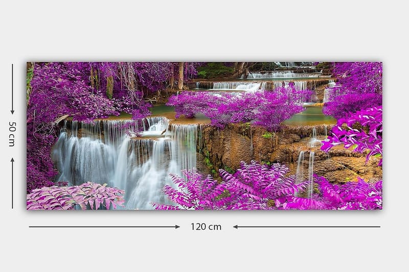 Canvastavla YTY Landscape & Nature Flerfärgad - 120x50 cm - Inredning - Tavlor & konst - Canvastavlor