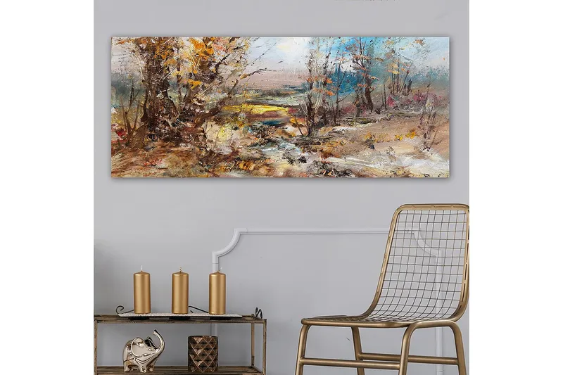 Canvastavla YTY Landscape & Nature Flerfärgad - 120x50 cm - Inredning - Tavlor & konst - Canvastavlor