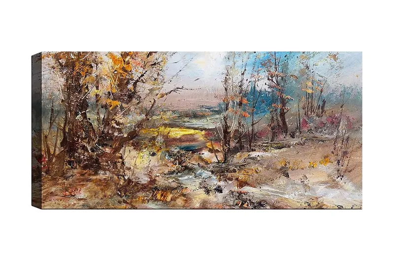 Canvastavla YTY Landscape & Nature Flerfärgad, 120x50 cm