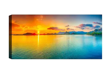 Canvastavla YTY Landscape & Nature Flerfärgad - 120x50 cm - Inredning - Tavlor & konst - Canvastavlor