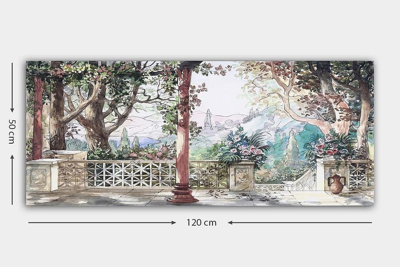 Canvastavla YTY Landscape & Nature Flerfärgad - 120x50 cm - Inredning - Tavlor & konst - Canvastavlor