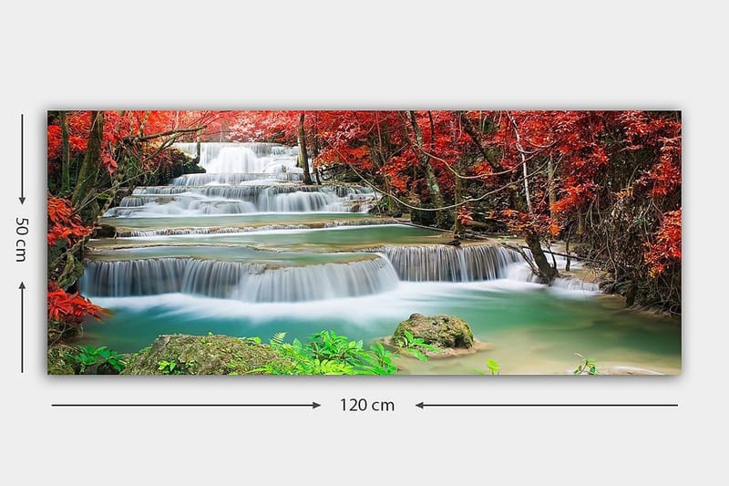 Canvastavla YTY Landscape & Nature Flerfärgad - 120x50 cm - Inredning - Tavlor & konst - Canvastavlor