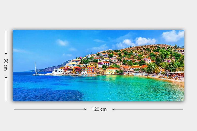 Canvastavla YTY Landscape & Nature Flerfärgad - 120x50 cm - Inredning - Tavlor & konst - Canvastavlor