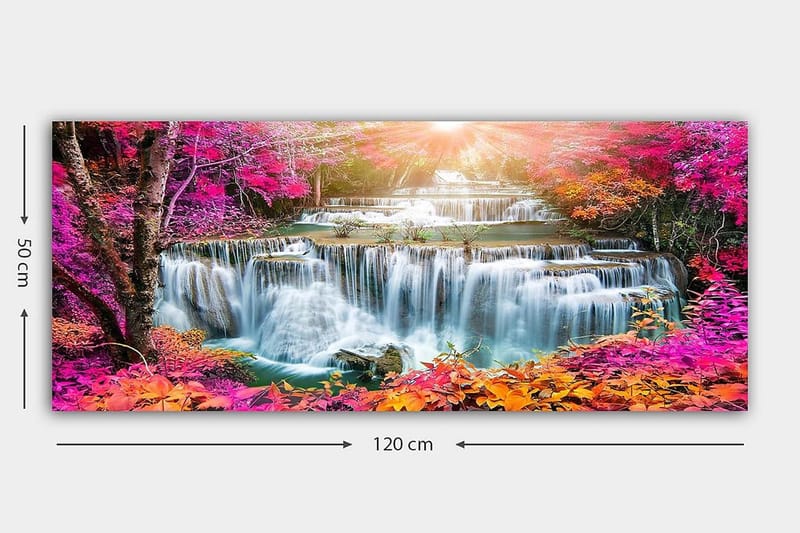 Canvastavla YTY Landscape & Nature Flerfärgad - 120x50 cm - Inredning - Tavlor & konst - Canvastavlor