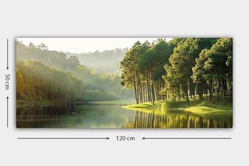 Canvastavla YTY Landscape & Nature Flerfärgad - 120x50 cm - Inredning - Tavlor & konst - Canvastavlor