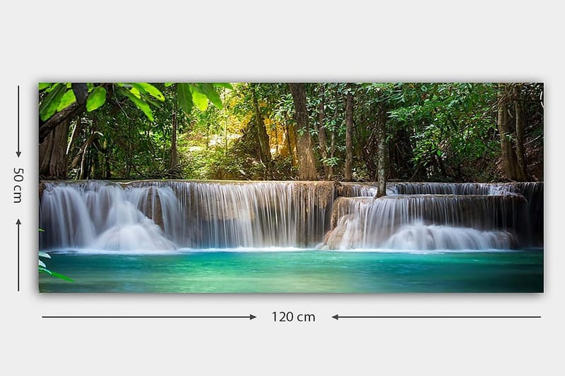 Canvastavla YTY Landscape & Nature Flerfärgad - 120x50 cm - Inredning - Tavlor & konst - Canvastavlor