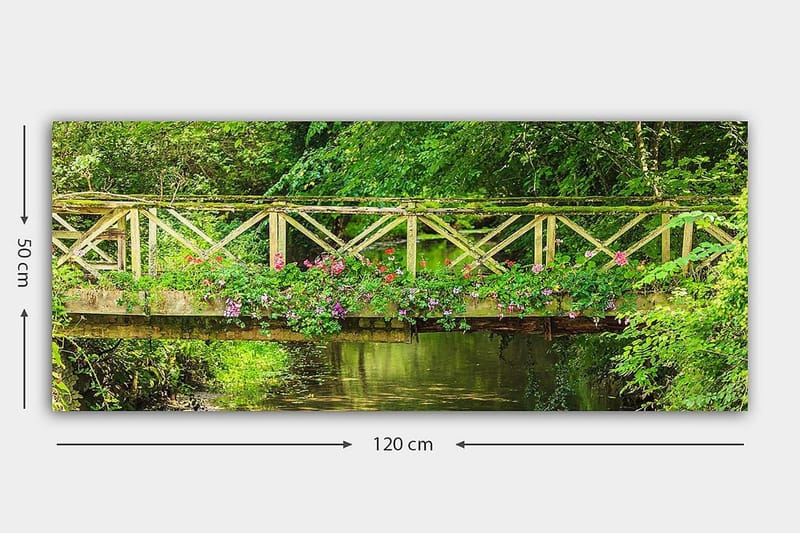 Canvastavla YTY Landscape & Nature Flerfärgad - 120x50 cm - Inredning - Tavlor & konst - Canvastavlor