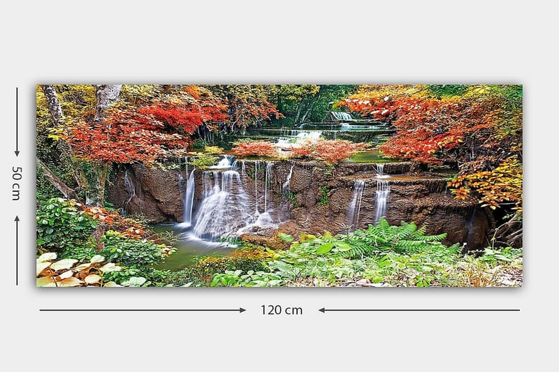 Canvastavla YTY Landscape & Nature Flerfärgad - 120x50 cm - Inredning - Tavlor & konst - Canvastavlor