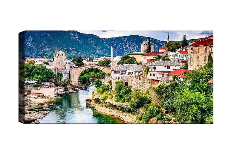 Canvastavla YTY Landscape & Nature Flerfärgad, 120x50 cm