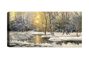 Canvastavla YTY Landscape & Nature Flerfärgad - 120x50 cm - Inredning - Tavlor & konst - Canvastavlor