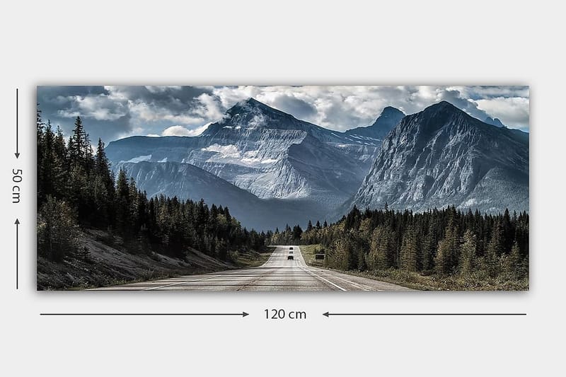 Canvastavla YTY Landscape & Nature Flerfärgad - 120x50 cm - Inredning - Tavlor & konst - Canvastavlor