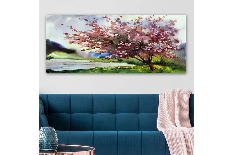 Canvastavla YTY Landscape & Nature Flerfärgad - 120x50 cm - Inredning - Tavlor & konst - Canvastavlor