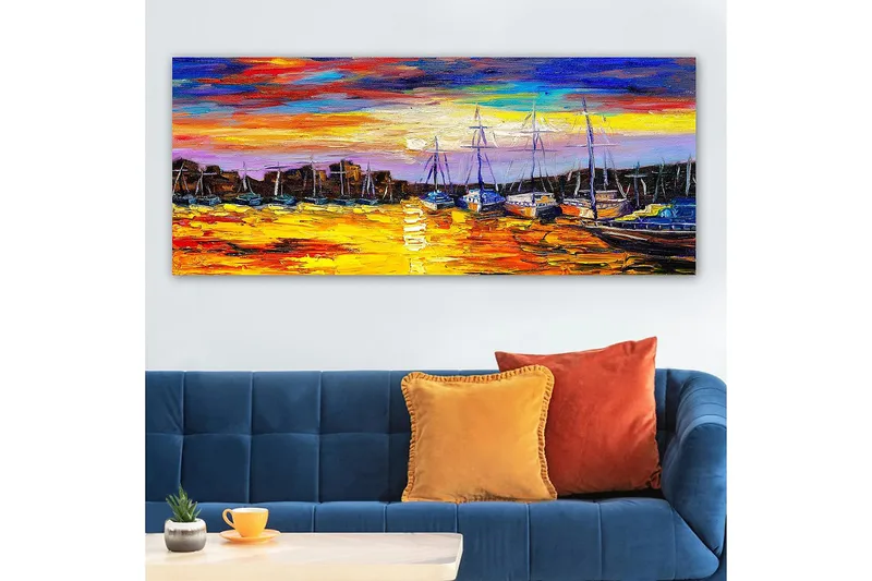 Canvastavla YTY Landscape & Nature Flerfärgad - 120x50 cm - Inredning - Tavlor & konst - Canvastavlor