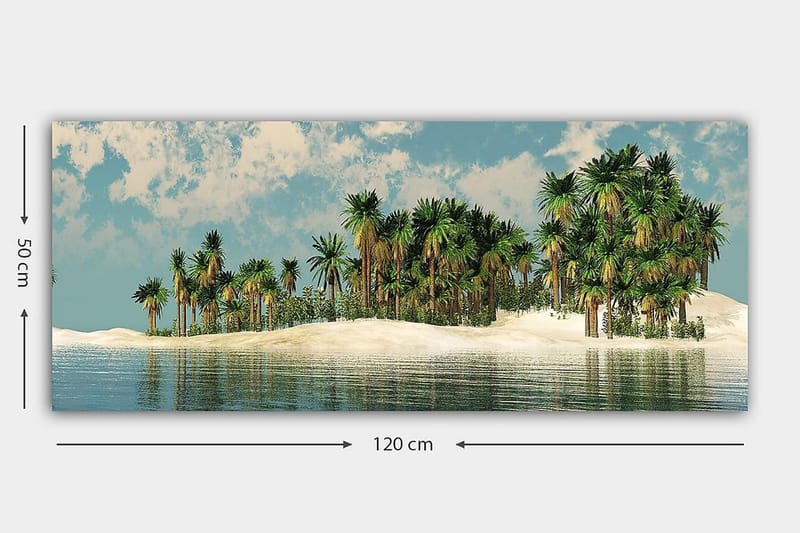 Canvastavla YTY Landscape & Nature Flerfärgad - 120x50 cm - Inredning - Tavlor & konst - Canvastavlor