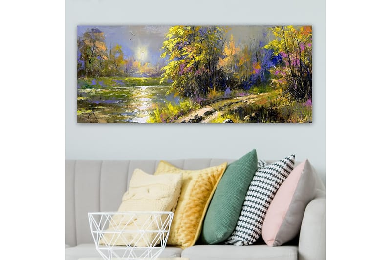 Canvastavla YTY Landscape & Nature Flerfärgad - 120x50 cm - Inredning - Tavlor & konst - Canvastavlor