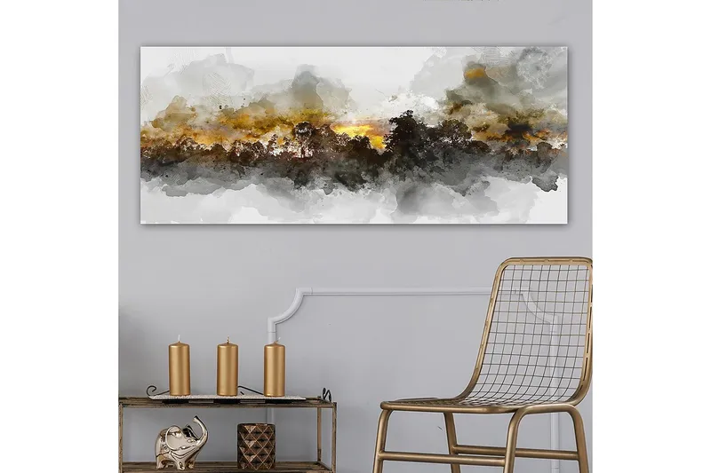 Canvastavla YTY Landscape & Nature Flerfärgad - 120x50 cm - Inredning - Tavlor & konst - Canvastavlor