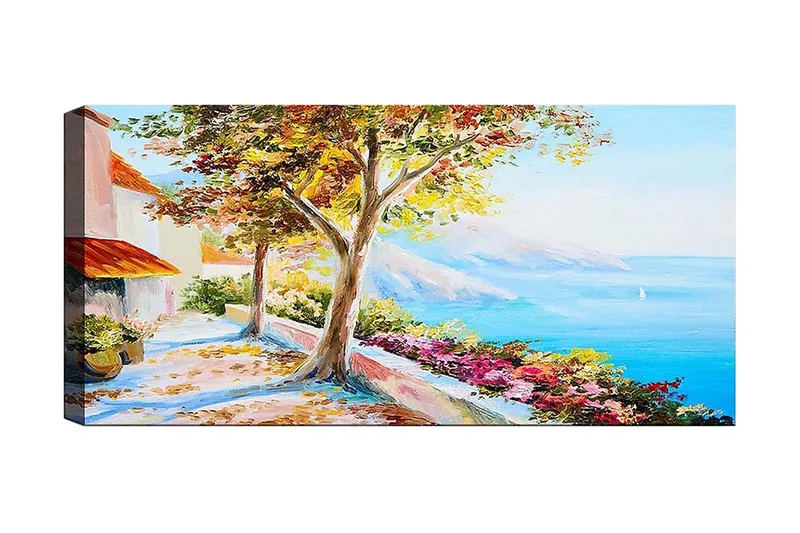 Canvastavla YTY Landscape & Nature Flerfärgad - 120x50 cm - Inredning - Tavlor & konst - Canvastavlor