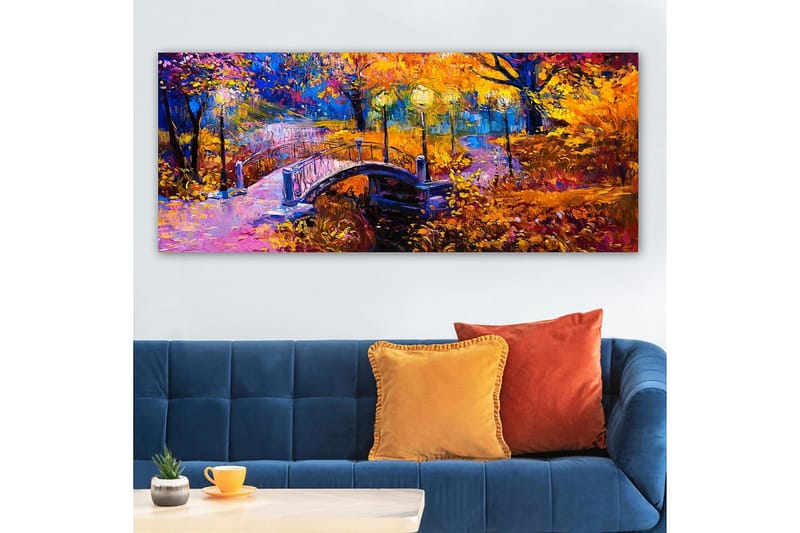 Canvastavla YTY Landscape & Nature Flerfärgad - 120x50 cm - Inredning - Tavlor & konst - Canvastavlor