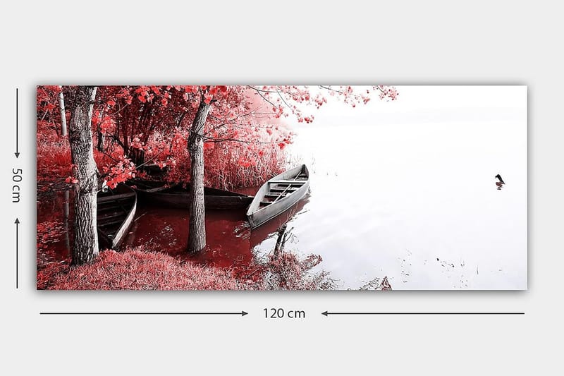 Canvastavla YTY Landscape & Nature Flerfärgad - 120x50 cm - Inredning - Tavlor & konst - Canvastavlor