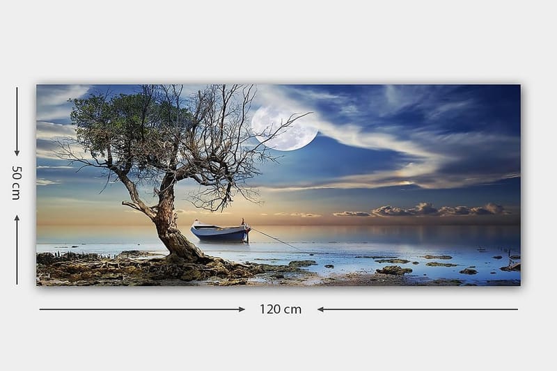 Canvastavla YTY Landscape & Nature Flerfärgad - 120x50 cm - Inredning - Tavlor & konst - Canvastavlor