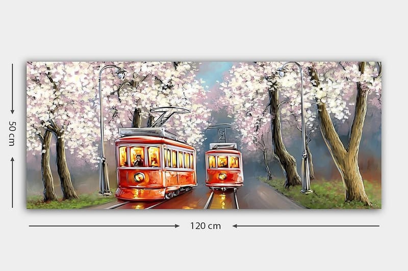 Canvastavla YTY Landscape & Nature Flerfärgad - 120x50 cm - Inredning - Tavlor & konst - Canvastavlor