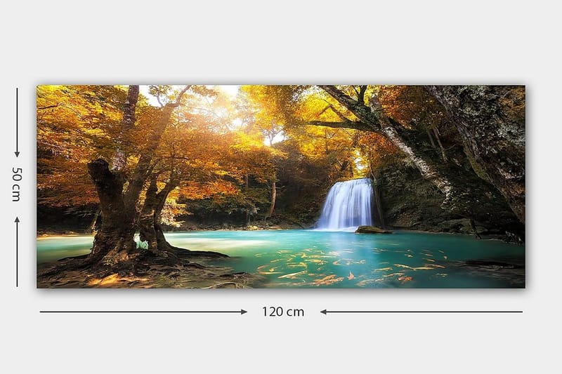 Canvastavla YTY Landscape & Nature Flerfärgad - 120x50 cm - Inredning - Tavlor & konst - Canvastavlor