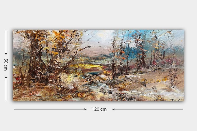 Canvastavla YTY Landscape & Nature Flerfärgad - 120x50 cm - Inredning - Tavlor & konst - Canvastavlor