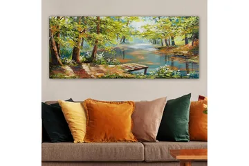 Canvastavla YTY Landscape & Nature Flerfärgad - 120x50 cm - Inredning - Tavlor & konst - Canvastavlor