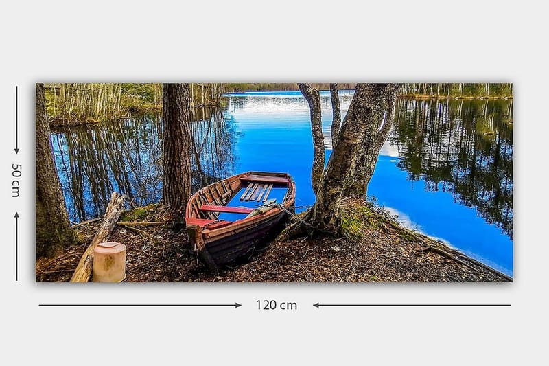 Canvastavla YTY Landscape & Nature Flerfärgad - 120x50 cm - Inredning - Tavlor & konst - Canvastavlor