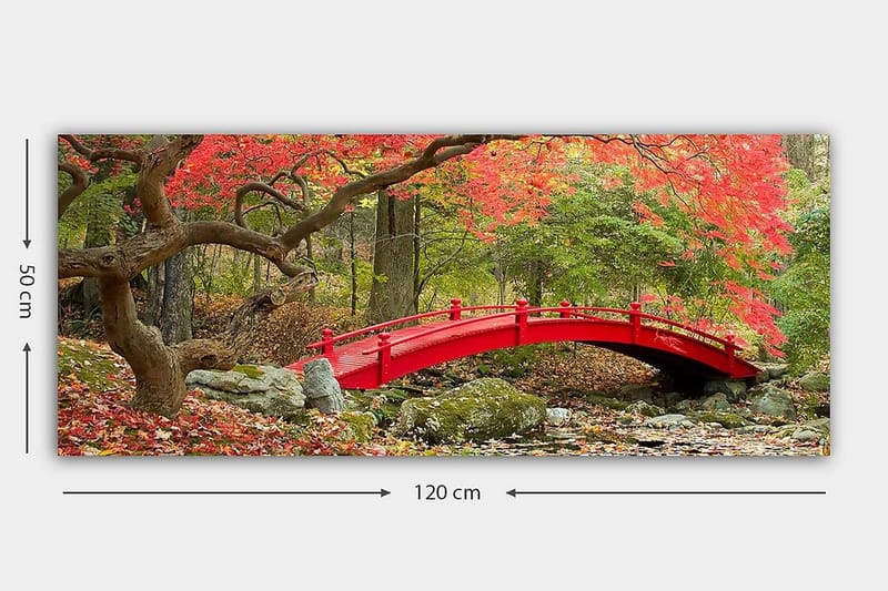 Canvastavla YTY Landscape & Nature Flerfärgad - 120x50 cm - Inredning - Tavlor & konst - Canvastavlor