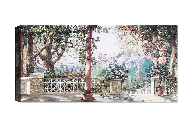 Canvastavla YTY Landscape & Nature Flerfärgad, 120x50 cm