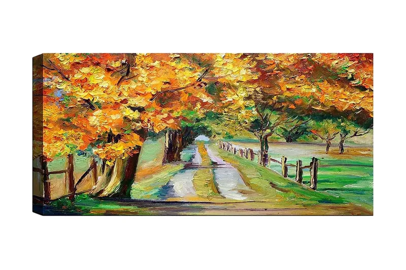 Canvastavla YTY Landscape & Nature Flerfärgad, 120x50 cm