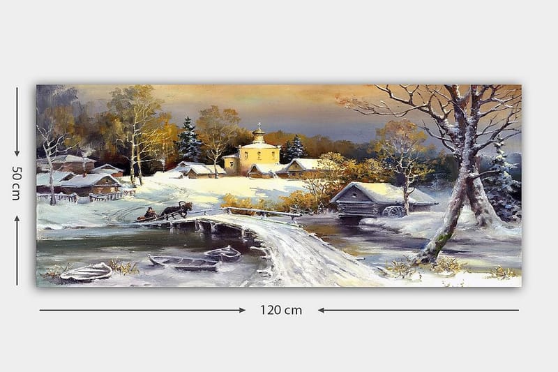 Canvastavla YTY Landscape & Nature Flerfärgad - 120x50 cm - Inredning - Tavlor & konst - Canvastavlor