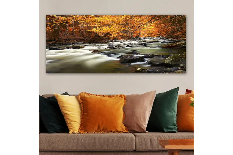 Canvastavla YTY Landscape & Nature Flerfärgad - 120x50 cm - Inredning - Tavlor & konst - Canvastavlor